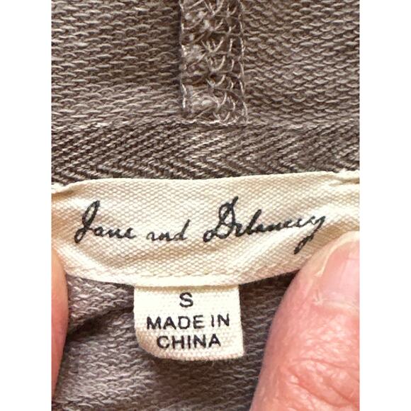 JANE and DRLANCEY Gorpcore Streetwear Utility Lt Brown Oversized Hoodie S - Picture 8 of 13